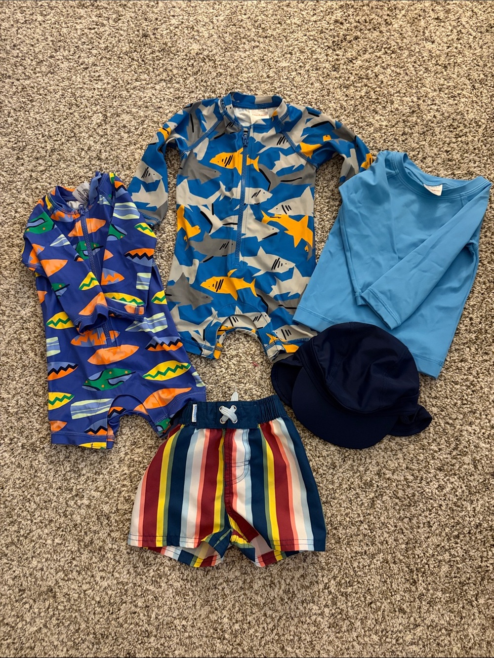 Hannah Andersson + Rugged Butts 6-12 swim bundle